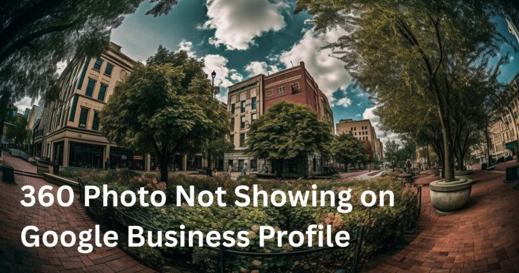360 Photo Not Showing on Google Business Profile