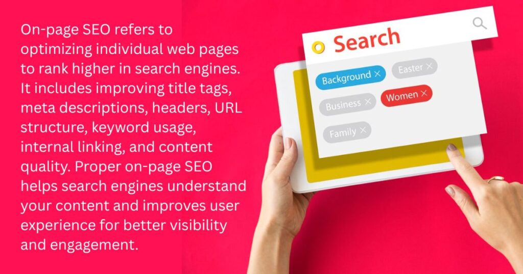 what is on page seo explained in detail