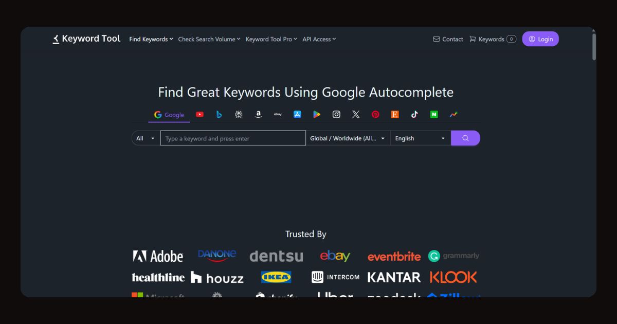 Keyword Tool